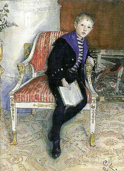 Carl Larsson portratt av vult och ulla Spain oil painting art